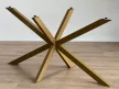 Ahtapot étkezőasztal, arany, 150 cm