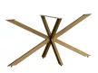 Ahtapot étkezőasztal, arany, 150 cm