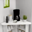 Corner étkezőasztal, fehér, 80 cm