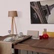 Huqqa étkezőasztal, sötét tölgy, 78 cm