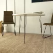 Sandalf étkezőasztal, laminált bútorlap, 90 x 75 x 90 cm – Sandalf - Marmo