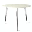 Sandalf étkezőasztal, laminált bútorlap, 90 x 75 x 90 cm – Sandalf - Marmo
