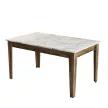 Milan étkezőasztal, dió-fehér, 145 cm – TR845HCT1403