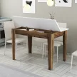 Kiev étkezőasztal, dió-fehér, 110 cm – TR845HCT2102