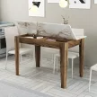 Kiev étkezőasztal, dió-fehér, 110 cm – TR845HCT2103