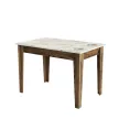 Kiev étkezőasztal, dió-fehér, 110 cm – TR845HCT2103