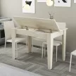 Kiev étkezőasztal, travertin, 110 cm