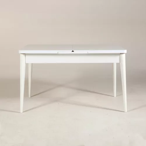 Vina étkezőasztal, fehér, 130 cm