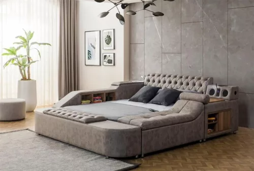 Dorwell Smart ágykeret, barna, 250 x 100 x 290 cm