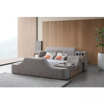 Sunshine Smart ágykeret, barna, 250 x 100 x 290 cm