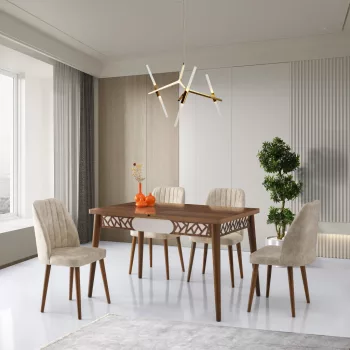   Mira étkezőasztal, laminált bútorlap, 130 x 75 x 80 cm – Mira - 1223