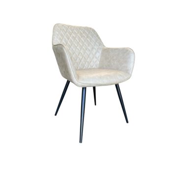 Dining Chair Treviso Vintage Beige Fabric