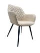 Dining Chair Treviso Vintage Beige Fabric