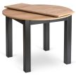 Kihúzható étkezőasztal 102–142 cm méretben, craft tölgy/fekete színben HARRY