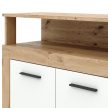 BLAGO komód 190 cm, artisan tölgy/fehér