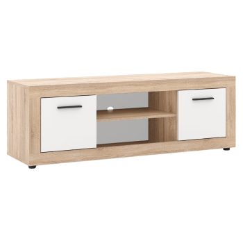 BLAGO TV-állvány 140 cm sonoma tölgy/fehér
