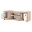 BLAGO TV-állvány 140 cm sonoma tölgy/fehér