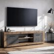 BLAGO TV állvány 140 cm, sötét tölgy/grafit