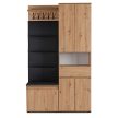 MODENA Hallway Furniture Set 120 cm Artisan Oak/Graphite