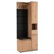 PARMA Hallway Furniture Set 80 cm Artisan Oak/Graphite