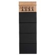 PARMA Hallway Furniture Set 50 cm Artisan Oak/Graphite