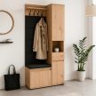 PARMA Hallway Furniture Set 80 cm Artisan Oak/Graphite