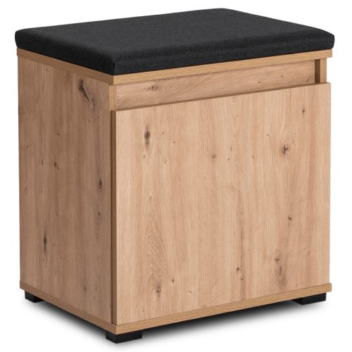 Shoe cabinet PARMA 50 cm artisan oak and graphite