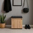 Shoe cabinet PARMA 50 cm artisan oak and graphite