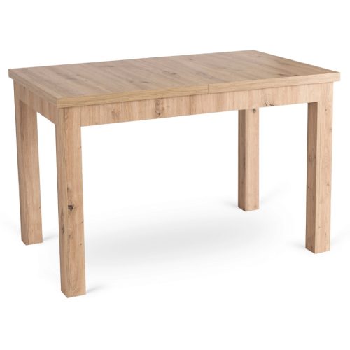 Kihúzható étkezőasztal 120–160 cm méretben, artisan tölgy színben SKUBI