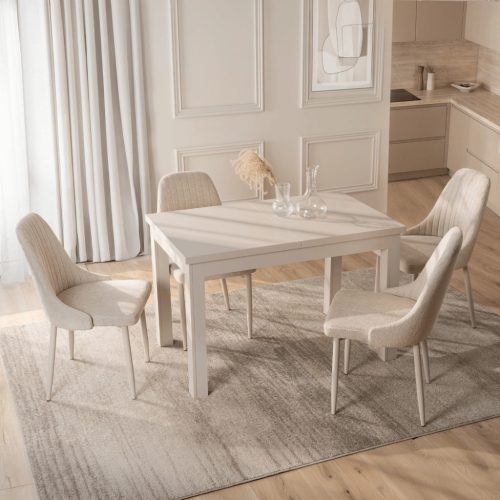 Előszobai konzolasztal GASTON fehér