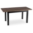 Stół SKUBI Rozkładany 120-160 cm Orzech/Czarny