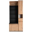 Predsieňový nábytok set 90 cm dub artisan/grafit – VENORNA