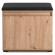 Shoe cabinet VENORNA 60 cm artisan oak and graphite