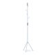 Modern Állófogas, magasság 179 cm, fém szerkezet, matt fehér lakk, teherbírás 6 kg
