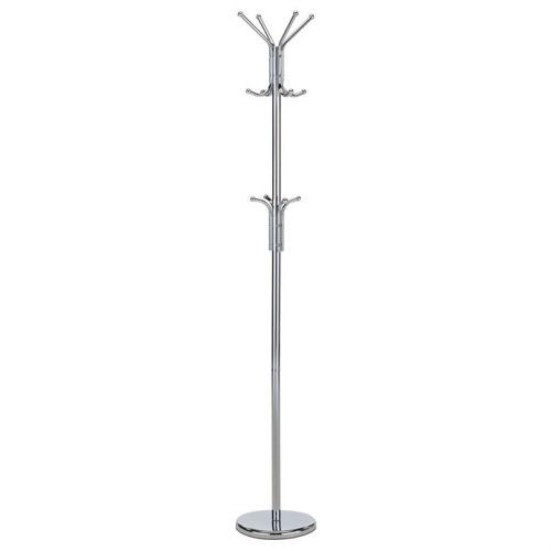 Chrome metal coat rack - 80001-06B