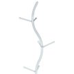 Fém Állófogas  Fehér színben. Magassága: 181 cm 80003-09 