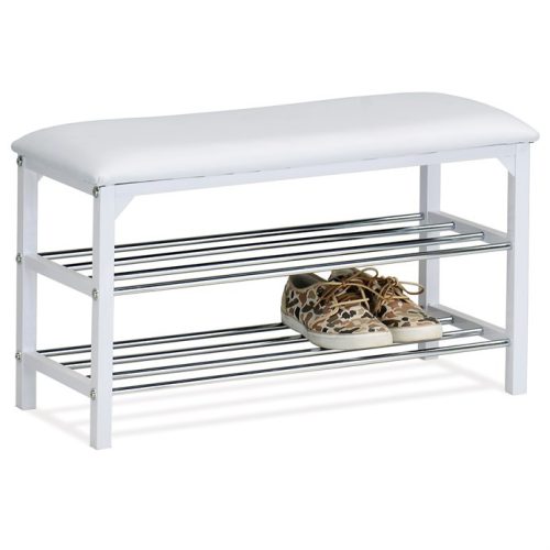 Cipőtartó, fém, fehér, 83168-13 WT