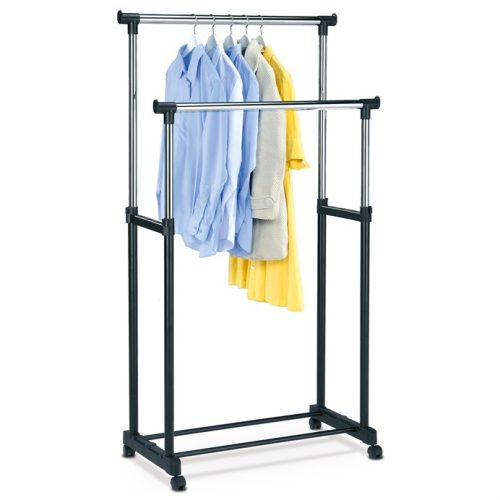 Ruhatároló Állvány Fekete Színben 83488 