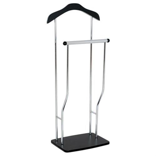 Matt fekete praktikus szobainas, 108 cm magas, 6 kg teherbírással – 84444