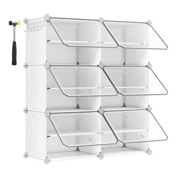 Cipőtároló műanyag fehér ABO-E1033 WT