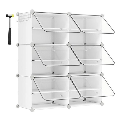 Cipőtároló műanyag fehér ABO-E1033 WT