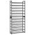 Shoe rack ABO-E1112 black metal