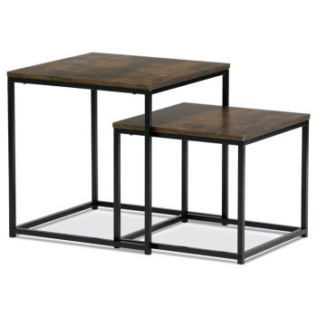 Dohányzóasztal 50×50 cm, MDF, Old Wood. AF-076 OLW