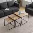 Coffee table AF-3008 60x60 cm wild oak MDF