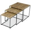 Coffee table AF-3008 60x60 cm wild oak MDF
