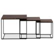 Coffee table AF-3008 60x60 cm walnut MDF