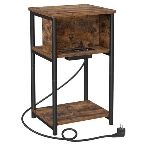 Lerakóasztal 30x34x58 cm, MDF, rusztikus fa, AFK-E1175 OLW