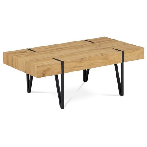 Dohányzóasztal 110×60×42 cm, MDF, vad tölgy, AHG-233 OAK