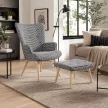 Többszínű relaxfotel, szövet kárpitozással – AK-305B