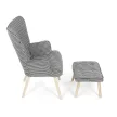 Többszínű relaxfotel, szövet kárpitozással – AK-305B